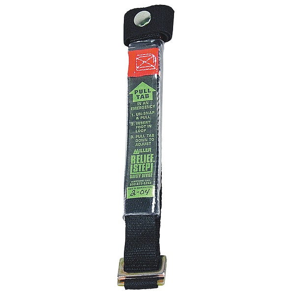 Honeywell Miller Suspension Trauma Relief Strap, For Gen Purpose Harnesses, 400 lb Capacity, One Size, Black/Orange - 9099/1