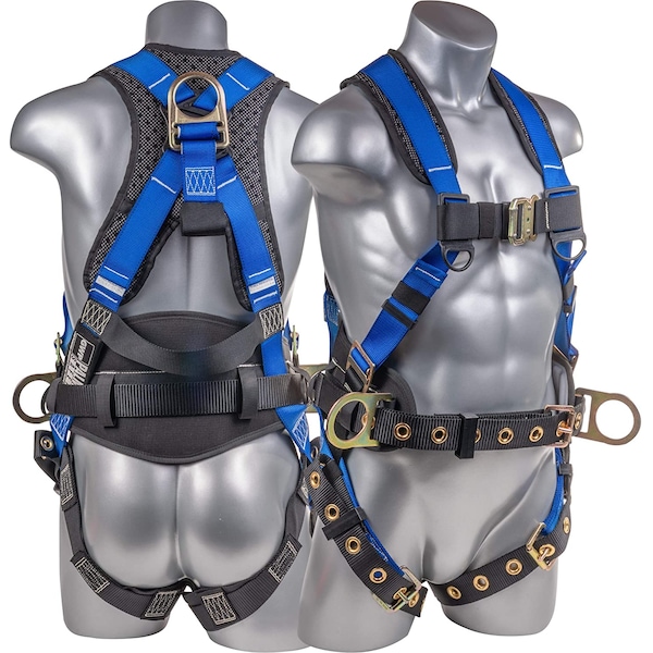 Palmer Safety L, 310 lb., Quick Connect Chest/ Yes Leg Buckles - H222101123LG