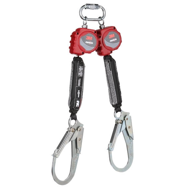 3M Self-Retracting Lifeline, 310 lb Weight Capacity, Red - 3100512