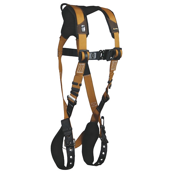 Falltech ComforTech(R) Full Body Harness, S, 425 lb., Quick-Connect Chest/ Tongue Leg Buckles - 7080BFDS