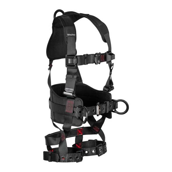 Falltech Not Applicable Fall Protection Harness, S/M, 425 lb, Quick-Connect Chest/ Tongue Leg Buckles - 8144SM