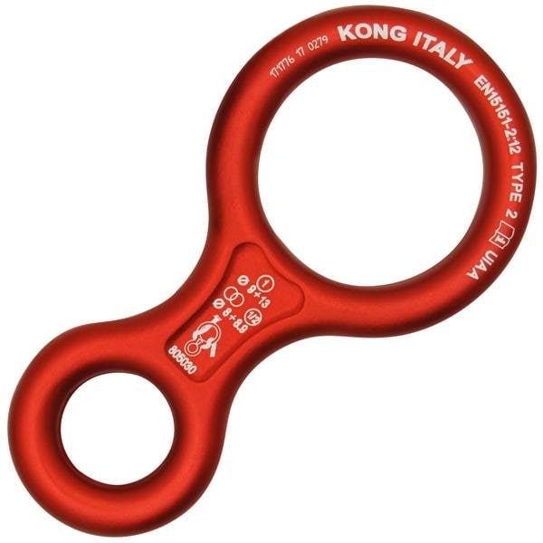 Kong Usa Descender, 8 Classic, Aluminum, Red - 80503R400KK