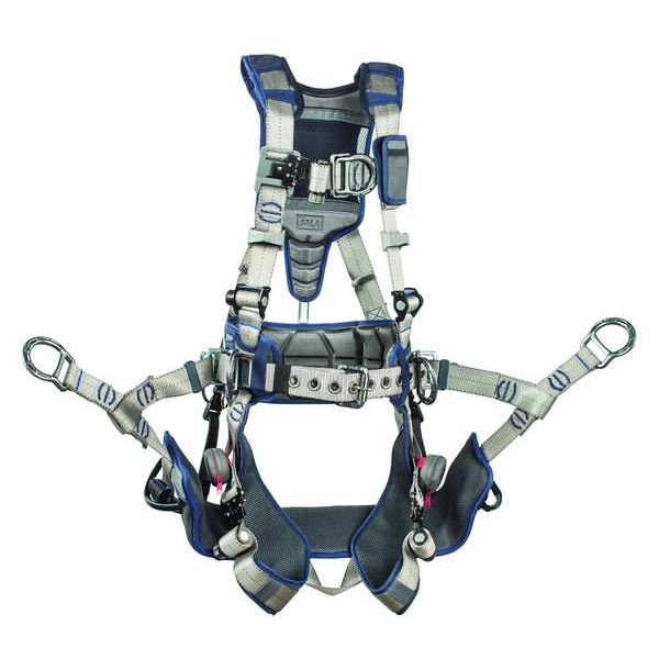 3M Dbi-Sala ExoFit STRATA(TM) Full Body Harness, L, 420 lb., Quick-Connect Chest/ Quick-Connect Leg Buckles - 1112582