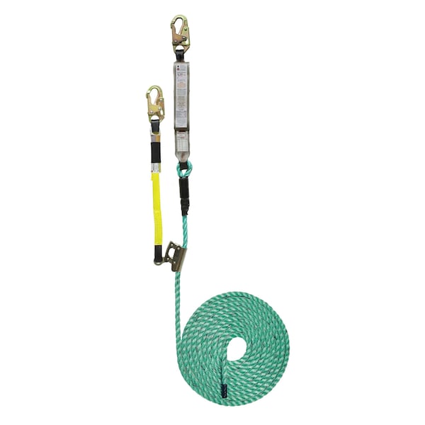 Super Anchor Safety 50ft Maxima 5/8" 3-Strand Fall Arrester Lifeline - 5501-50