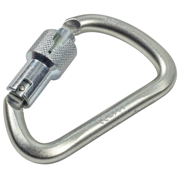Notch Modified Steel D Carabiner - CSA certified 99565-3 - 99565-3