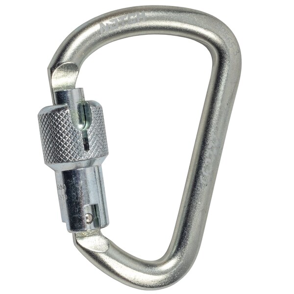 Notch Modified Steel D Carabiner - CSA certified 99565-3 - 99565-3