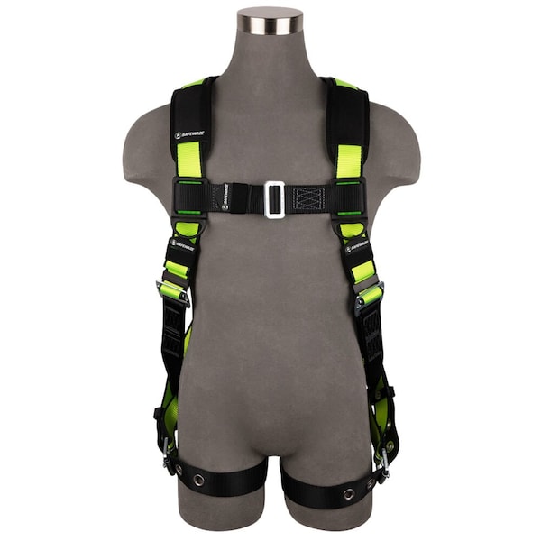 Safewaze PRO Full Body Harness 1D, MB Chest, TB Legs  3X - FS185-3X