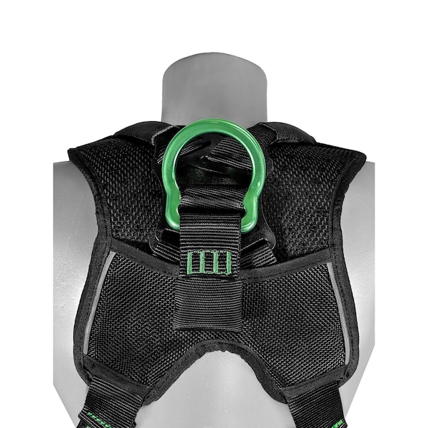 Frontline Elite Harness, M/L, 310 lbs, Quick Connect Chest/ Tongue Leg Buckles, Back D-Ring - 250CTB-ML