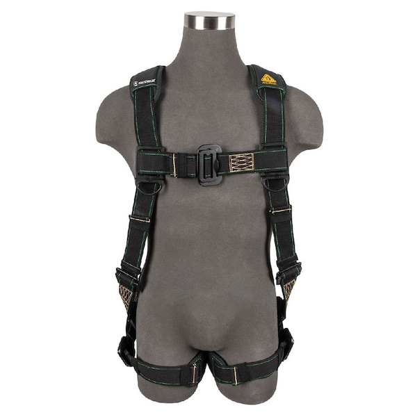 Safewaze Arc Flash Full Body Harness: DE 1D, DE MB Chest/Legs - PRO47