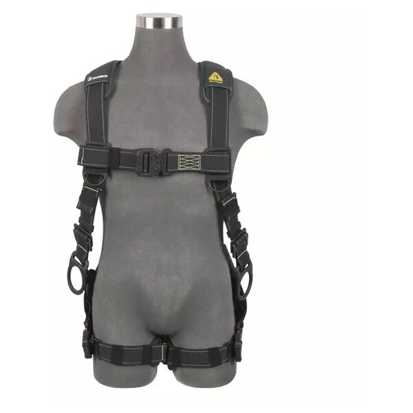 Safewaze Arc Flash Full Body Harness: DE 3D, DE QC Chest/Legs - PRO59