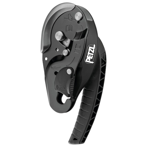 Petzl Petzl ID L Descender Black for 12.5 mm to 13 mm ropes - D020BA01
