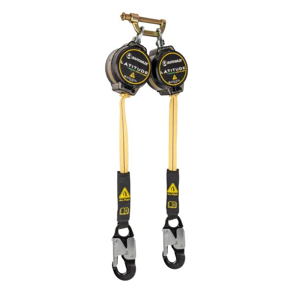 Safewaze Latitude Pro Arc Flash 7ft Dual Web SRL: 9012 BWB, Alu Snap Hooks - 020-5219
