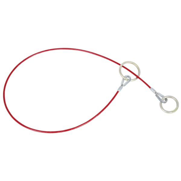 Peakworks 3 Ft. Cable Anchor Sling with 2 O-Rings, 1/4" PVC Galvanized Cable - V8208603