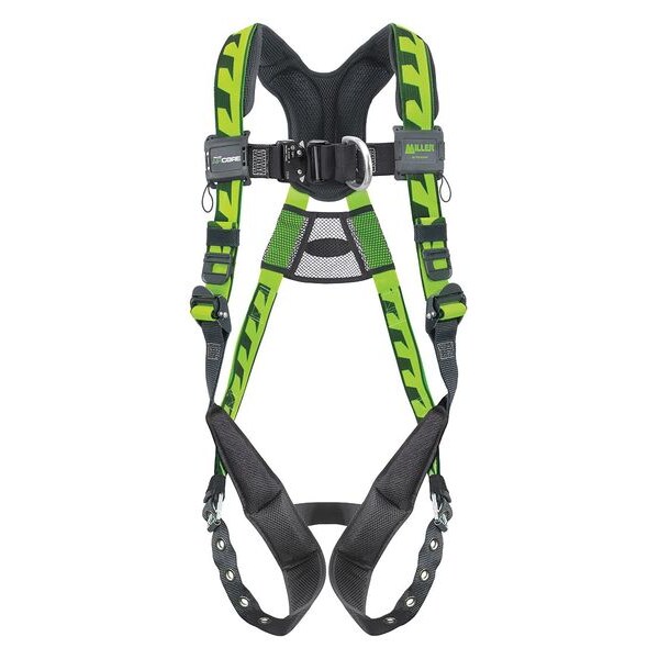 Honeywell Miller AirCore(TM) Full Body Harness, 2XL/3XL, 400 lb., Quick-Connect Chest/ Tongue Leg Buckles - AAF-TB23XG