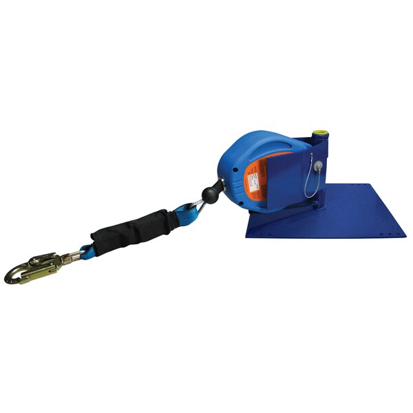 Tractel Flat Metal Roof Anchor, w/50 ft. Blocfo - N640/5