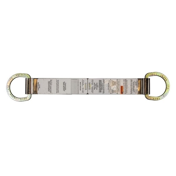 Qual-Craft Qualcraft Industries Ridge-It Double D-Ring Roof Anchor, 18 in L, Stainless Steel - 510