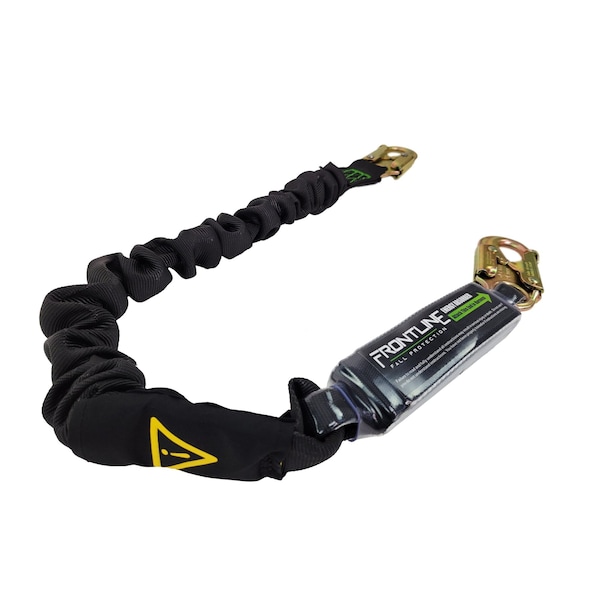 Frontline Patriot 6' Single Leg Elastic Lanyard with Snaphooks - LES61S-US