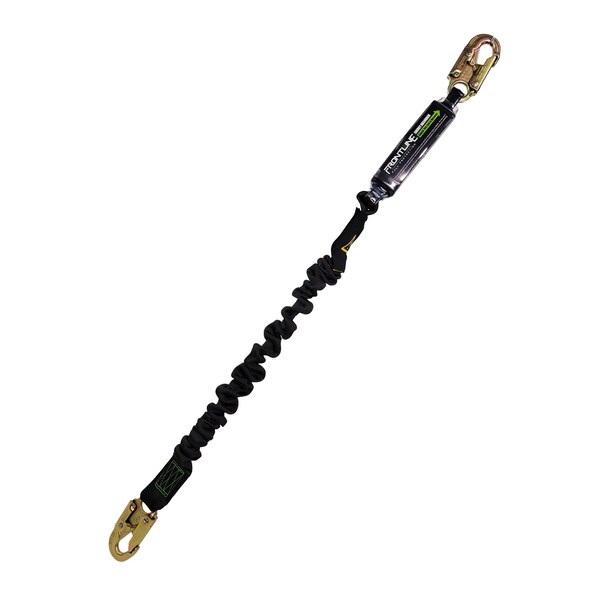 Frontline Patriot 6' Single Leg Elastic Lanyard with Snaphooks - LES61S-US