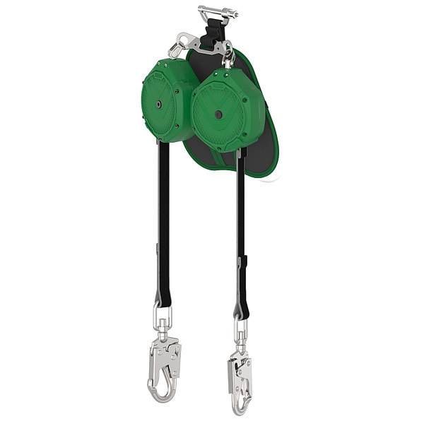 Msa Safety Self-Retracting Lifeline, 10 ft L, 2Legs - VSLEW-032-PE-A