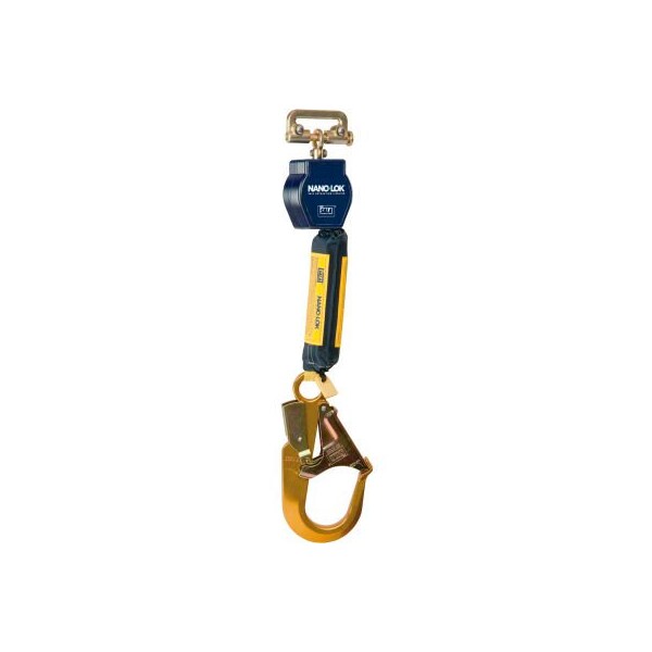 3M Dbi-Sala DBI-SALA Nano-Lok Self Retracting Lifeline, 6'L, 420 Cap Lbs - 3101227