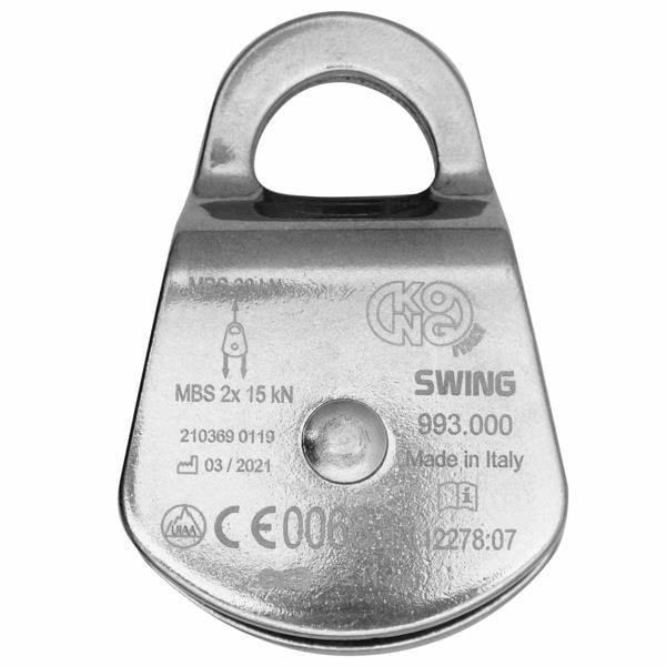 Kong Usa Swing Pulley, Aluminum, Nylon Wheel - 993P00100KK