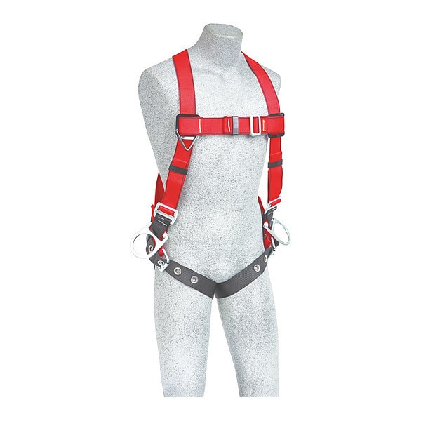 3M Protecta Protecta(R) Full Body Harness, M/L, 310 lb., Mating Chest/ Tongue Leg Buckles, Back, Side D-Ring - 1191385