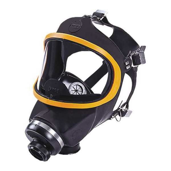 Msa Safety Ultravue Facepiece, hycar, Black - 471218