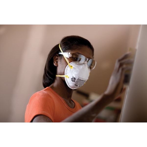 Scotch 3M N95 Paint Prep Cup Disposable Respirator White One Size Fits All 2 pc - 8210P2-DC