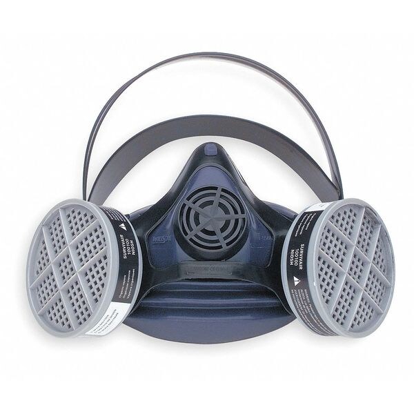 Honeywell Half Mask Respirator, T-Series Series, Bayonet, Size M/L - 322000