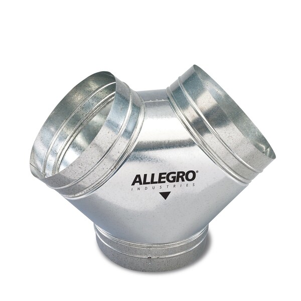 Allegro Industries Diameter Y-Duct Connector, 16 lbs, 20 - 9650-Y