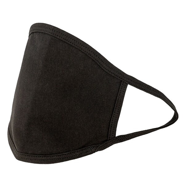 Safe Handler Reusable 2 Ply Cotton Washable Kids Face Mask, Black (6-Pack) - BLSH-ES02-RCFMK-6