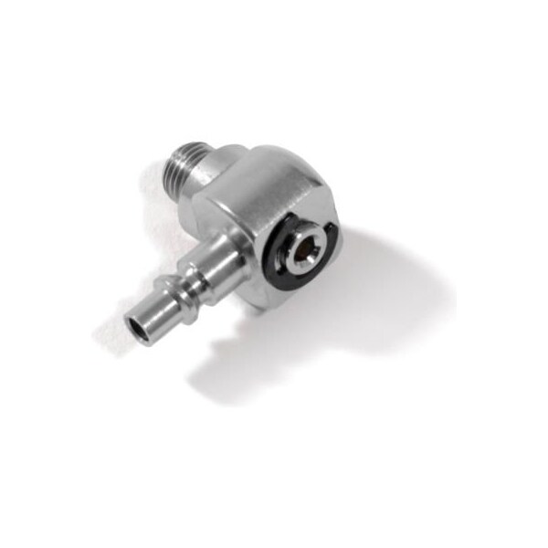 Gvs-Rpb RPB Safety 1/4" Plug to 1/4" NPT Male Swivel, Stainless Steel - 03-012-PMS-SS