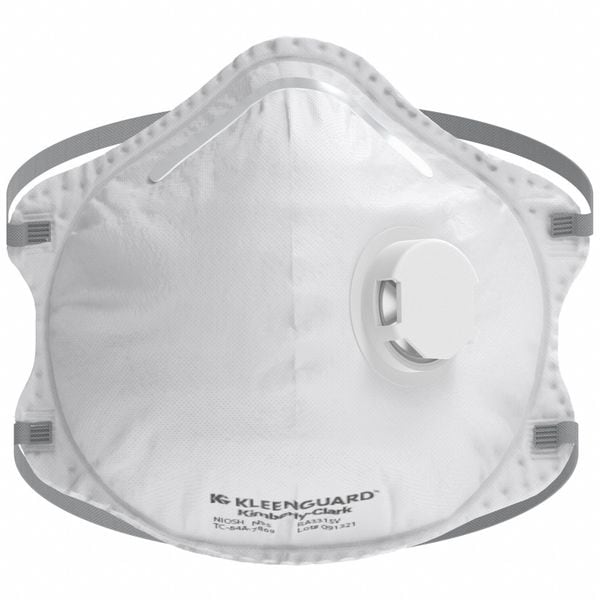 Kleenguard Particulate Respirator, N95, Molded, Adjustable, Molded Nose Clip, Universal - 54626