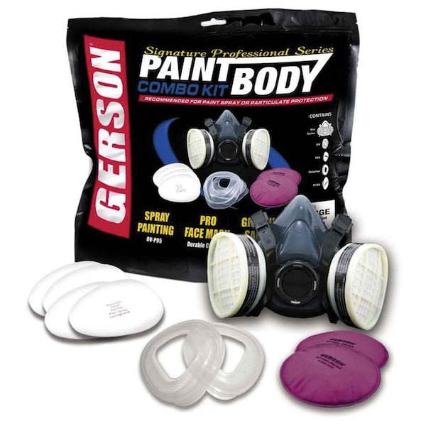 Gerson PAINT AND BODY RESPIRATOR COMBO KITMED - 089251-KIT (MED)