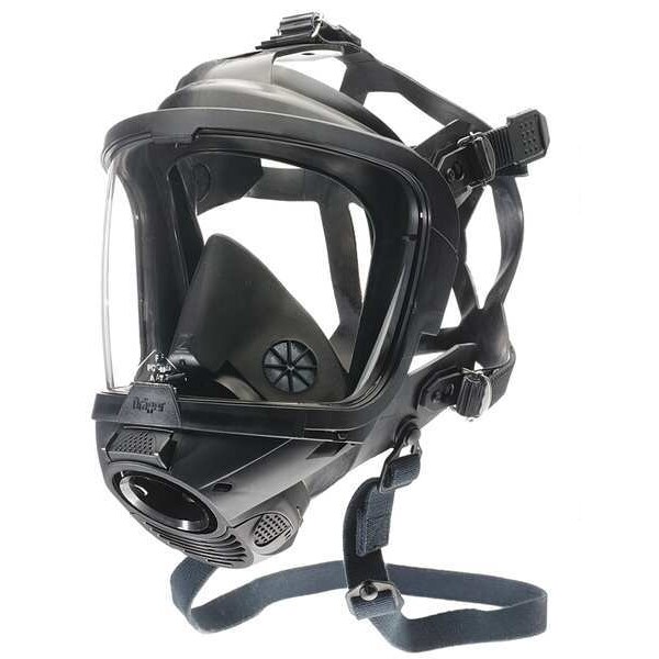 Draeger Full Face Respirator, FPS 7000 Series, Not Rated, Lung Demand Valve, Size L 0 Cartridges Included - R56628