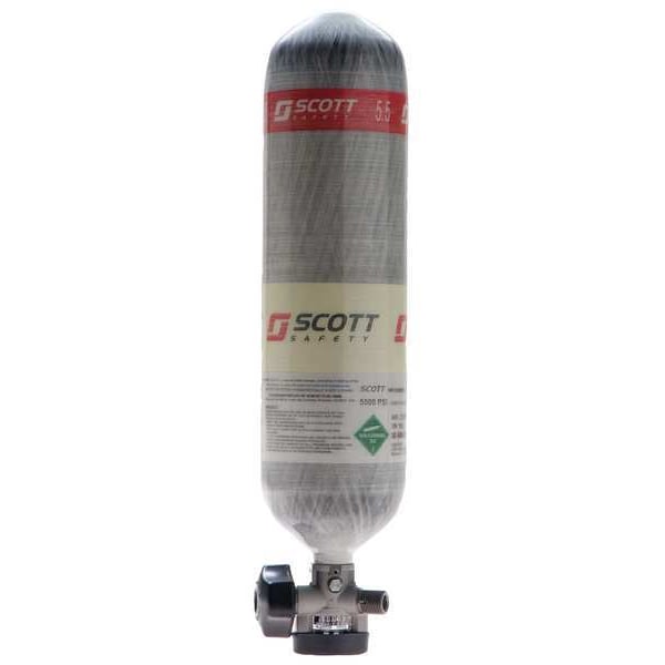 3M Scott SCBA Cylinder, 2216 psi, Carbon Fiber, Gray - 804840-01