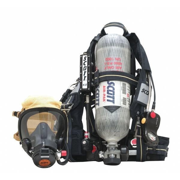 3M Scott SCBA Cylinder, 2216 psi, Carbon Fiber, Gray - 804840-01