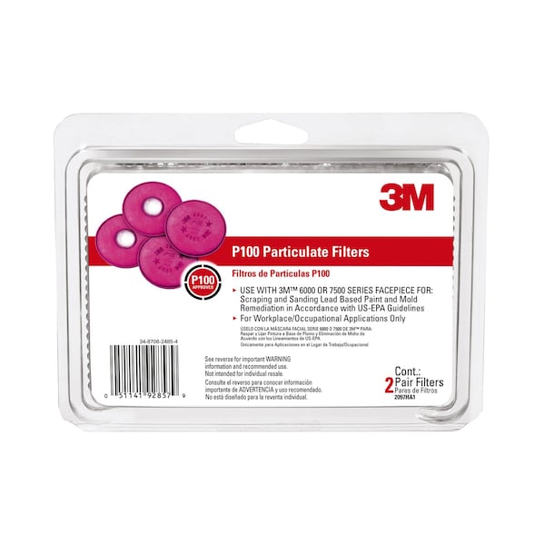 Scotch 3M P100 Paint Sanding Respirator 6000-Series - 2097H2DC