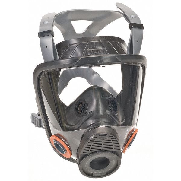 Msa Safety Full Face Respirator, Advantage 4200 Series, Not Rated, Bayonet, Size L 0 Cartridges Included - 10083790