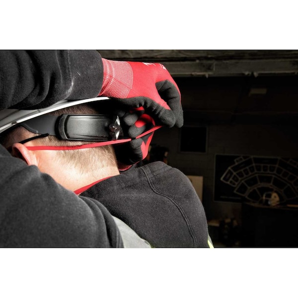 Milwaukee Tool Disposable Respirator, N95, Molded, Dual, Adjustable, Molded Nose Bridge, M - 48-73-4001