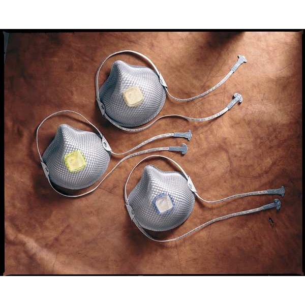 Moldex Disposable Respirator, R95, Molded, Dual, Non-Adjustable, Molded Nose Bridge, M - 2740R95