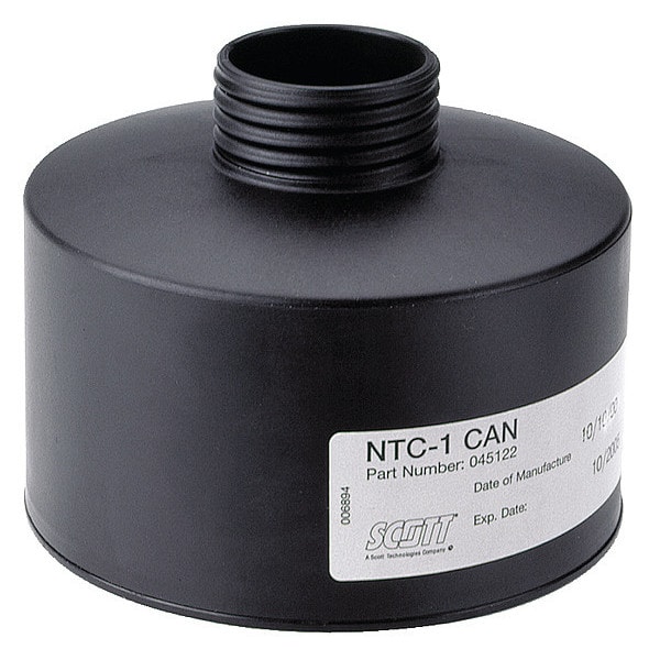 3M Scott Gas Mask Canister, Enforcement AM, CD, CL, FM, HC, HF, MA, OV, SD, PH, CS Tear Gas, CN Mase, HE - 45123
