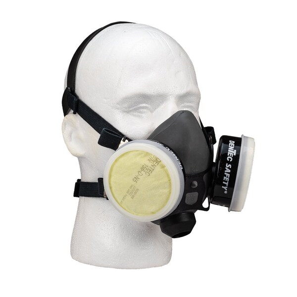Forney Multi-Purpose Vapor Dual Cartridge Half Mask Respirator - 55907