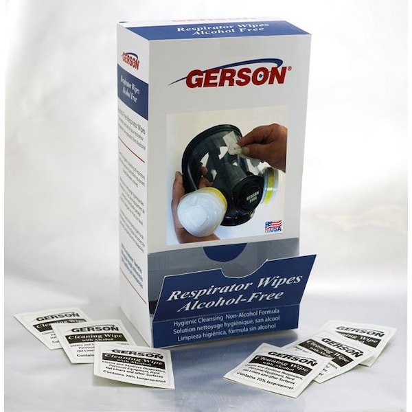 Gerson Respirator Wipes, Alcohol-Free, 10PK - 100005