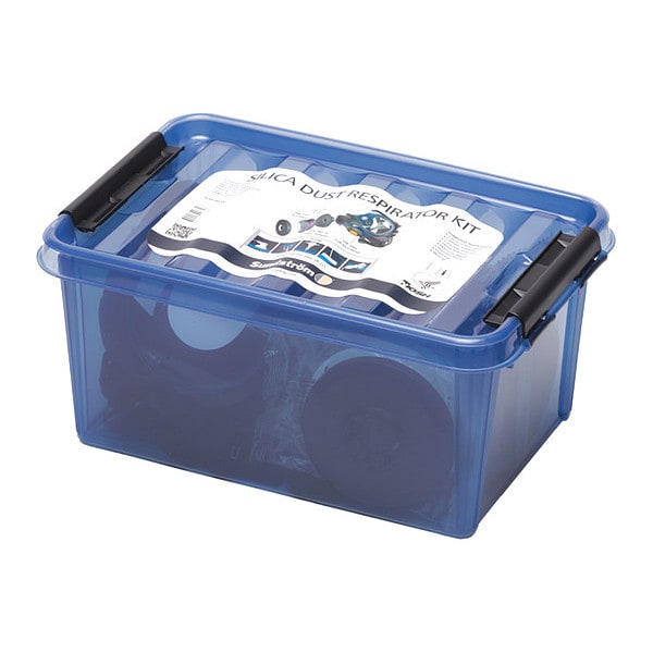 Sundstrom Safety Full Face Respirator, SR 200 Series, P100, Fixed, Size M 1 Cartridges Included - H10-0018
