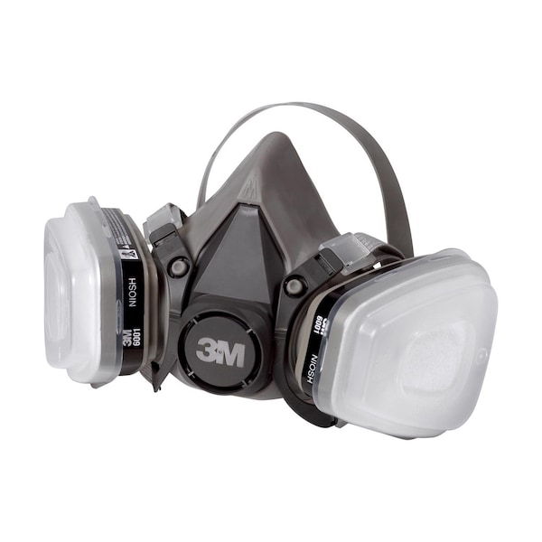 Scotch 3M P95 Paint Project Half Face Respirator Valved Gray M 1 pc - 6211P1-DC