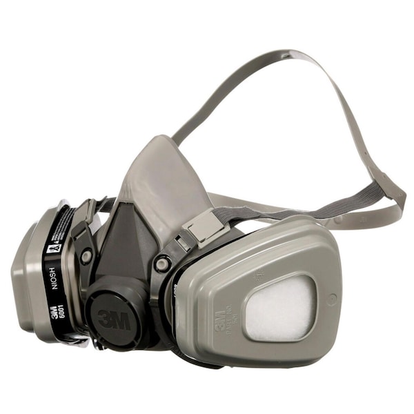 Scotch 3M P95 Paint Project Half Face Respirator Valved Gray M 1 pc - 6211P1-DC