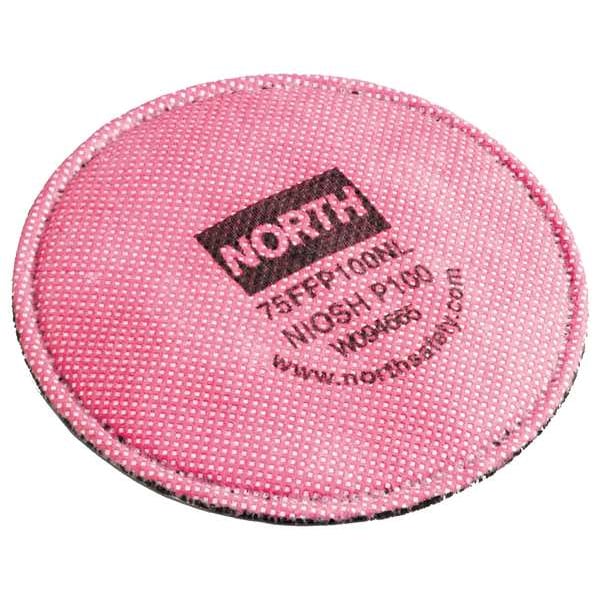 Honeywell North Filter, N, Magenta, Threaded, North Full or Half Mask Respirators - 75FFP100NL
