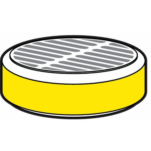 Moldex Cartridge, 8000, Yellow, Snap-In Gasket, Moldex 8000 Series - 8300
