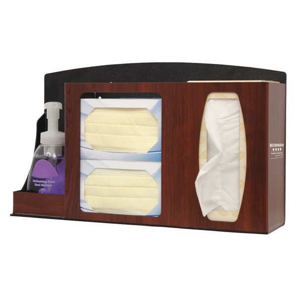 Bowman Dispensers Respiratory Hygiene Station, 10-1/2inH - RS001-0233